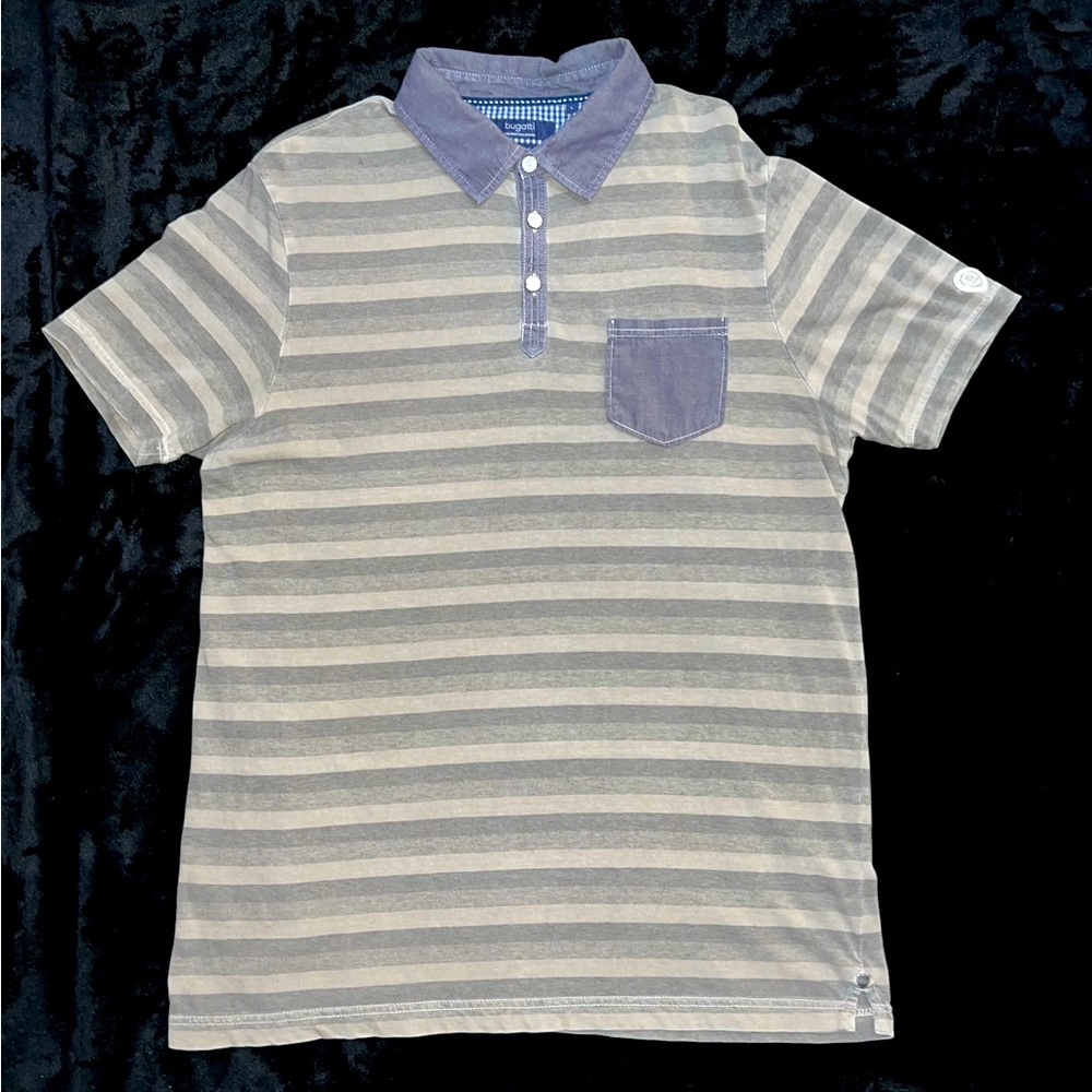 Bugatti Mens Polo 100% Cotton Adult Size L - Great Condition